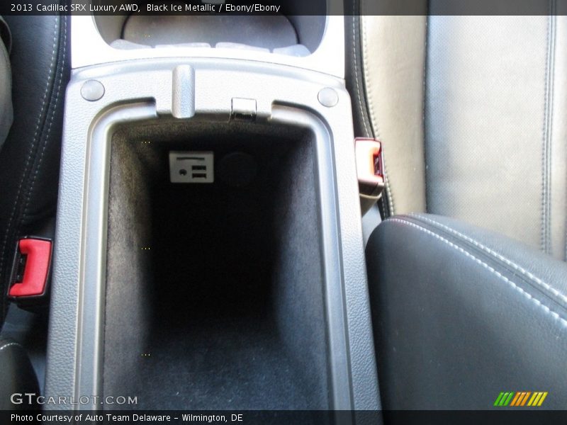 Black Ice Metallic / Ebony/Ebony 2013 Cadillac SRX Luxury AWD