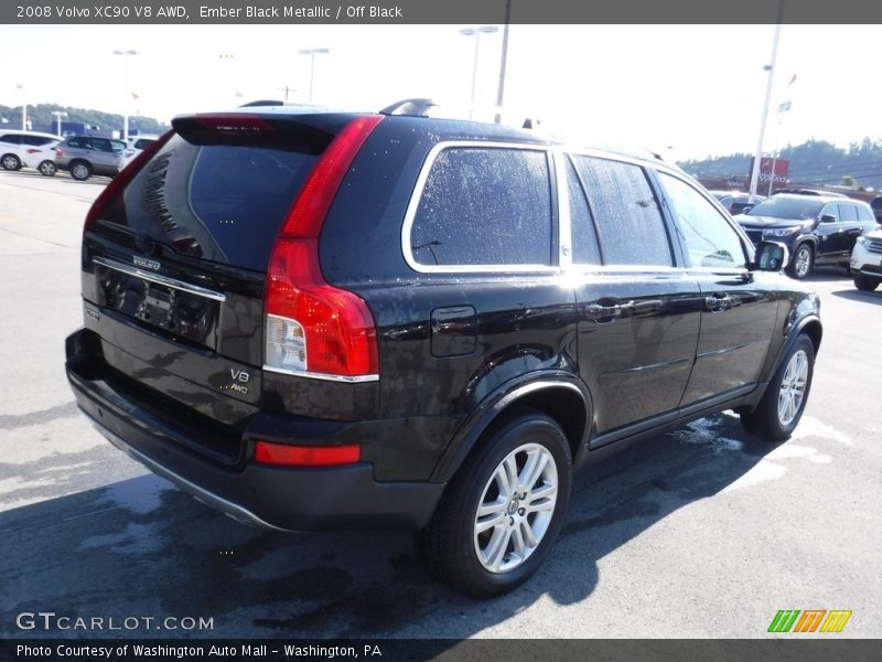 Ember Black Metallic / Off Black 2008 Volvo XC90 V8 AWD