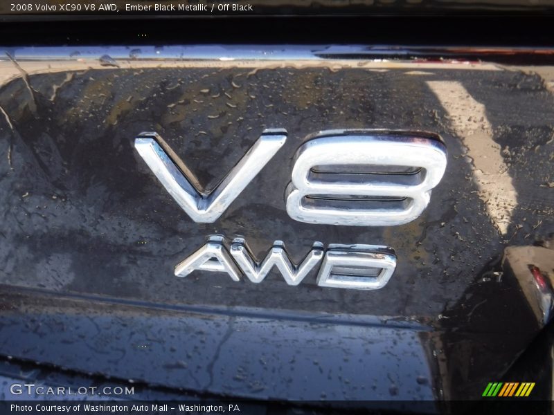 Ember Black Metallic / Off Black 2008 Volvo XC90 V8 AWD