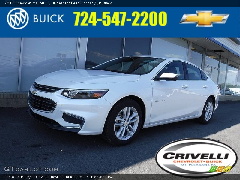 Iridescent Pearl Tricoat / Jet Black 2017 Chevrolet Malibu LT