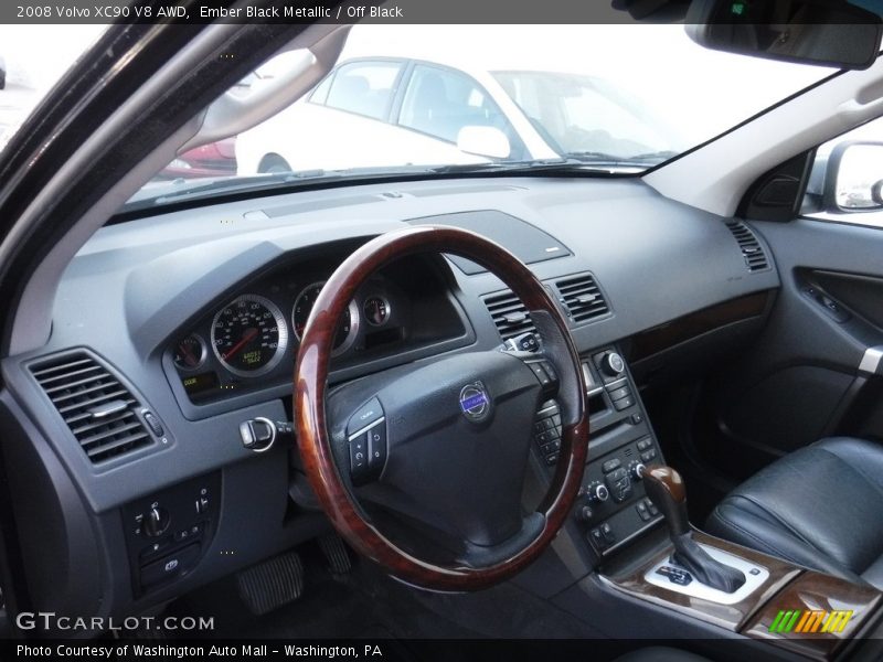 Ember Black Metallic / Off Black 2008 Volvo XC90 V8 AWD