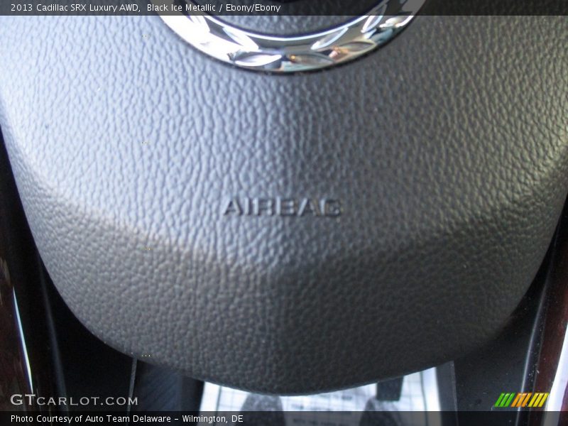 Black Ice Metallic / Ebony/Ebony 2013 Cadillac SRX Luxury AWD