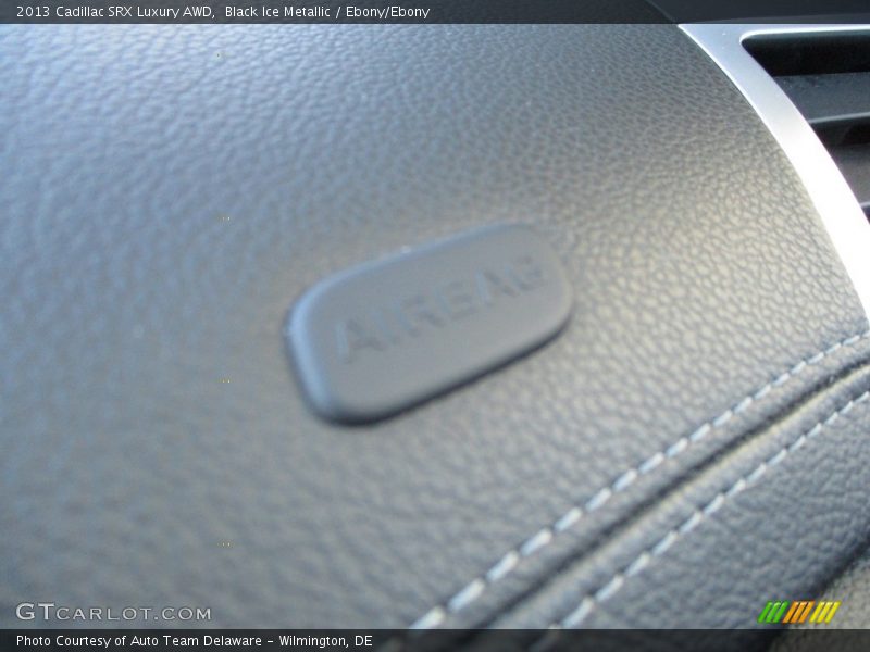 Black Ice Metallic / Ebony/Ebony 2013 Cadillac SRX Luxury AWD
