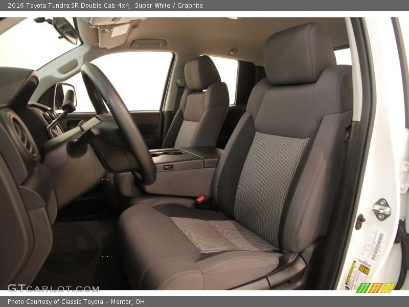 Front Seat of 2016 Tundra SR Double Cab 4x4