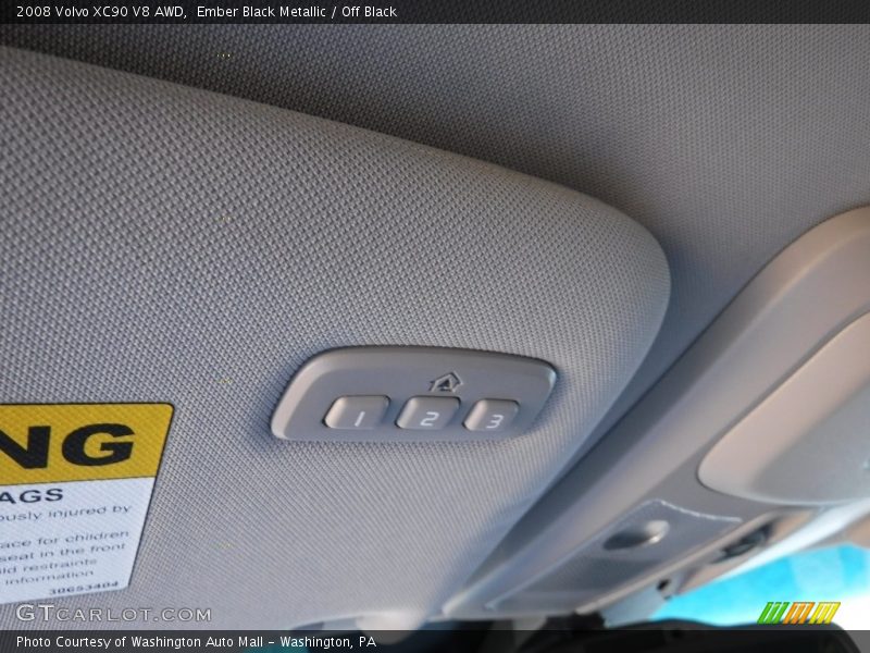 Ember Black Metallic / Off Black 2008 Volvo XC90 V8 AWD