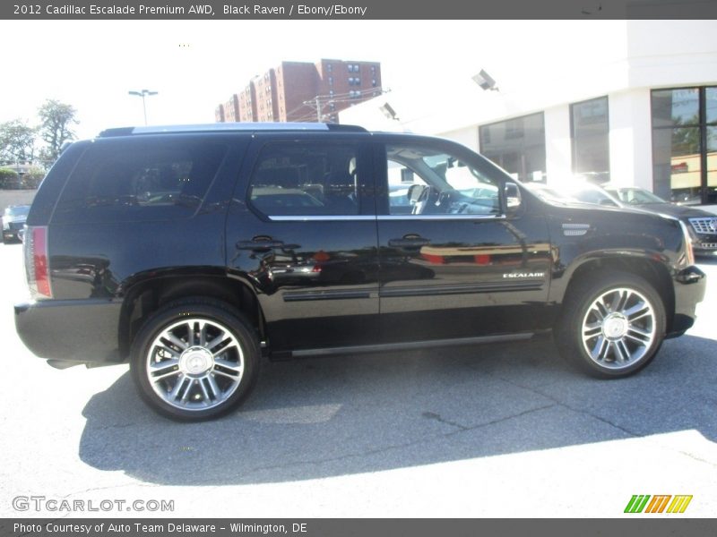Black Raven / Ebony/Ebony 2012 Cadillac Escalade Premium AWD