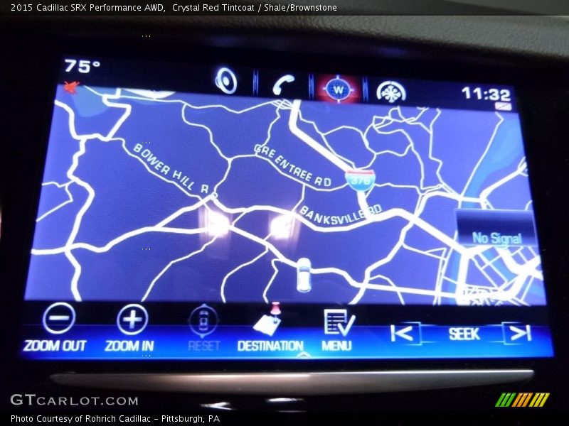 Crystal Red Tintcoat / Shale/Brownstone 2015 Cadillac SRX Performance AWD