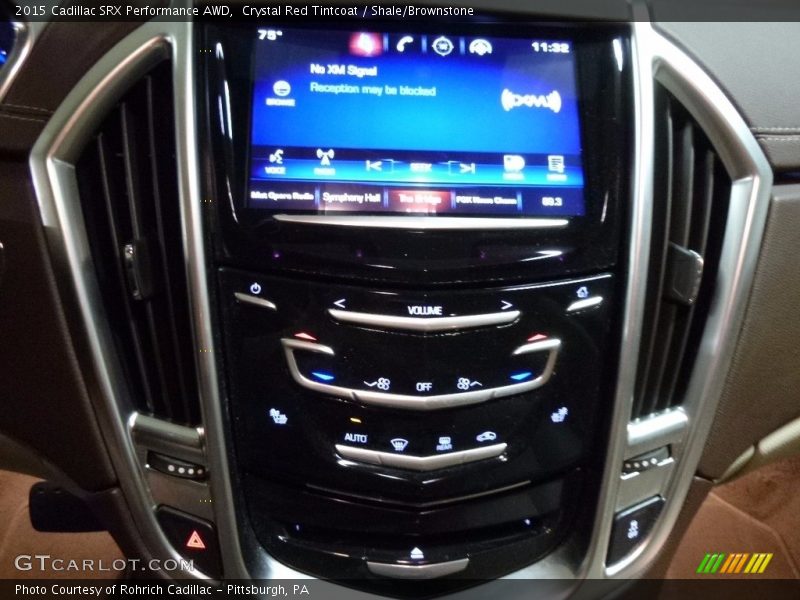 Crystal Red Tintcoat / Shale/Brownstone 2015 Cadillac SRX Performance AWD