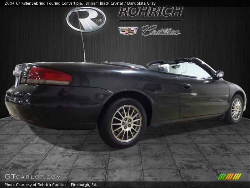 Brilliant Black Crystal / Dark Slate Gray 2004 Chrysler Sebring Touring Convertible