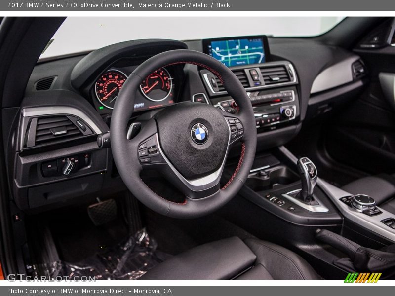 Valencia Orange Metallic / Black 2017 BMW 2 Series 230i xDrive Convertible