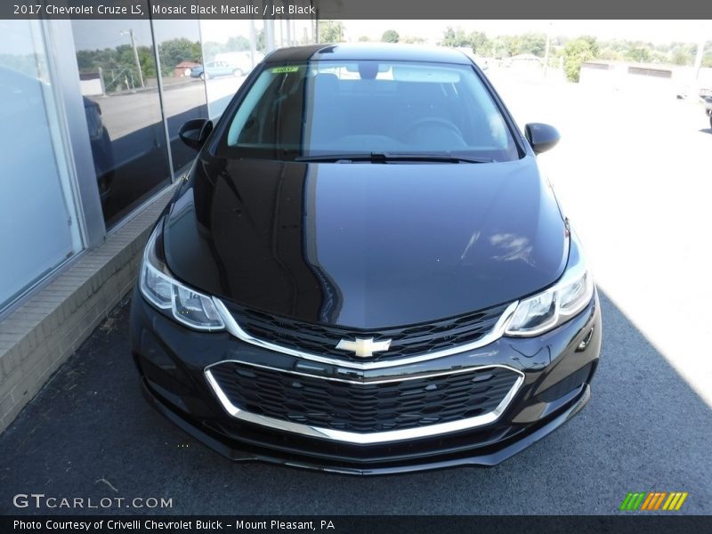 Mosaic Black Metallic / Jet Black 2017 Chevrolet Cruze LS