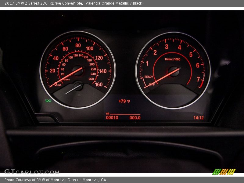  2017 2 Series 230i xDrive Convertible 230i xDrive Convertible Gauges