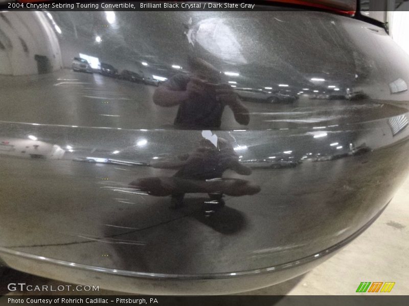 Brilliant Black Crystal / Dark Slate Gray 2004 Chrysler Sebring Touring Convertible