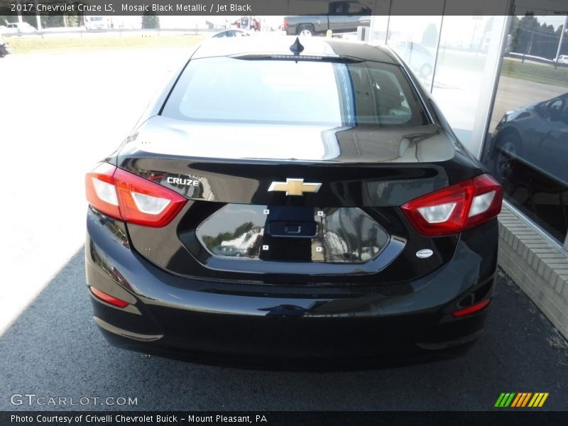 Mosaic Black Metallic / Jet Black 2017 Chevrolet Cruze LS