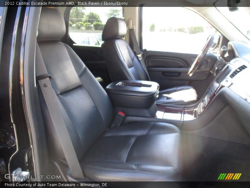 Black Raven / Ebony/Ebony 2012 Cadillac Escalade Premium AWD