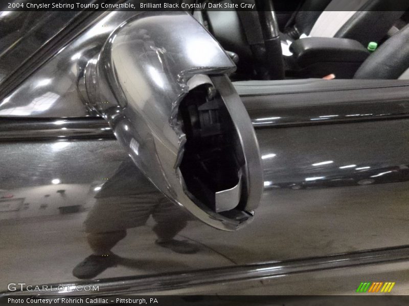 Brilliant Black Crystal / Dark Slate Gray 2004 Chrysler Sebring Touring Convertible