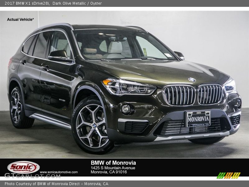 Dark Olive Metallic / Oyster 2017 BMW X1 sDrive28i