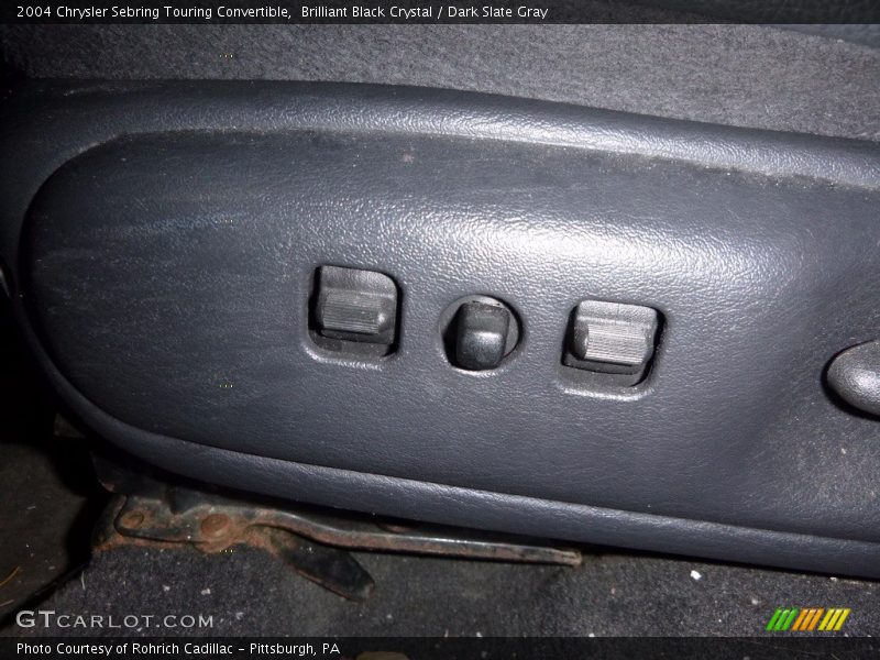 Brilliant Black Crystal / Dark Slate Gray 2004 Chrysler Sebring Touring Convertible