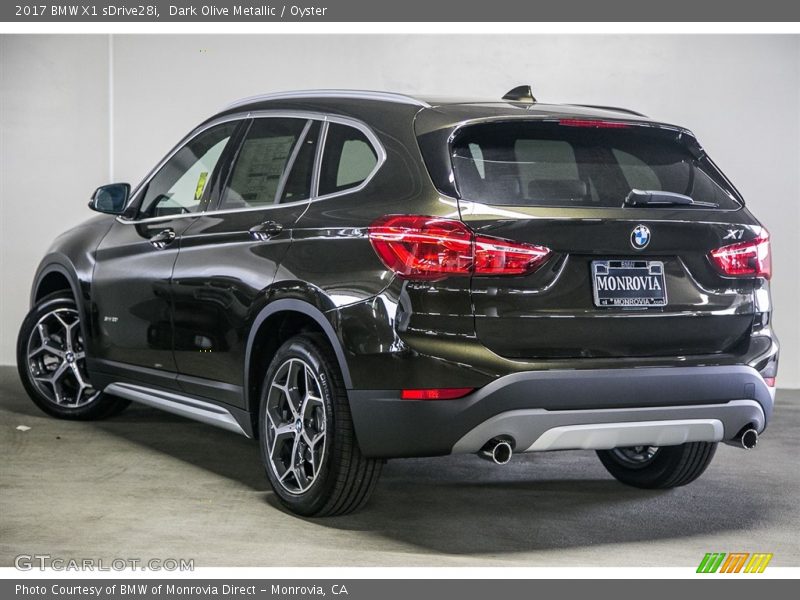 Dark Olive Metallic / Oyster 2017 BMW X1 sDrive28i