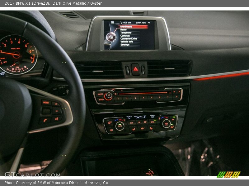 Dark Olive Metallic / Oyster 2017 BMW X1 sDrive28i