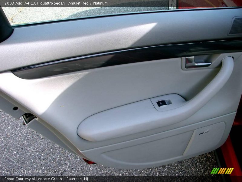 Amulet Red / Platinum 2003 Audi A4 1.8T quattro Sedan