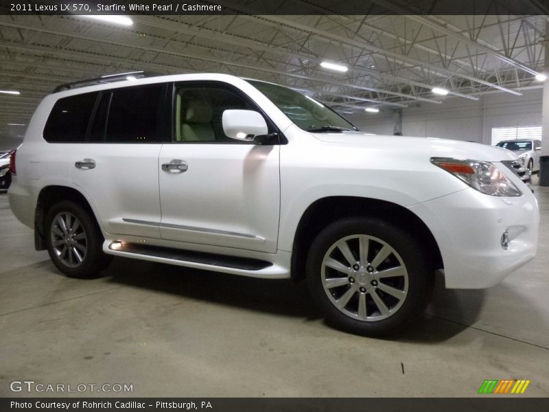 Starfire White Pearl / Cashmere 2011 Lexus LX 570