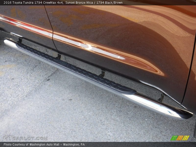 Sunset Bronze Mica / 1794 Black/Brown 2016 Toyota Tundra 1794 CrewMax 4x4
