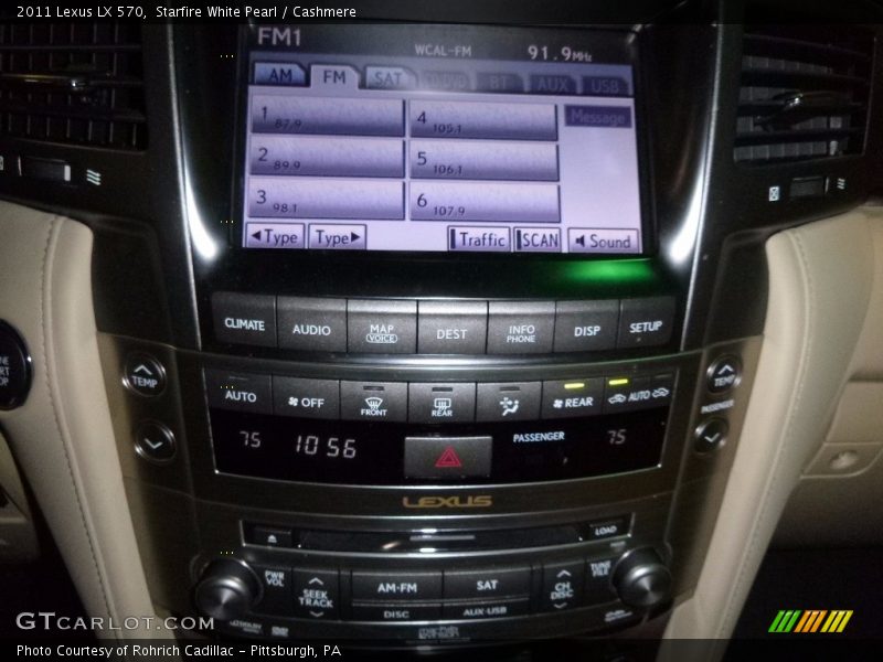 Starfire White Pearl / Cashmere 2011 Lexus LX 570
