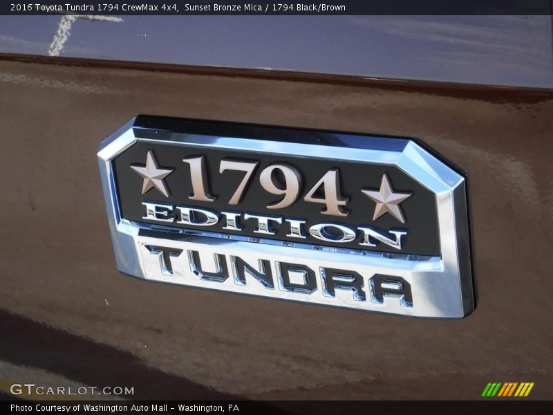 2016 Tundra 1794 CrewMax 4x4 Logo