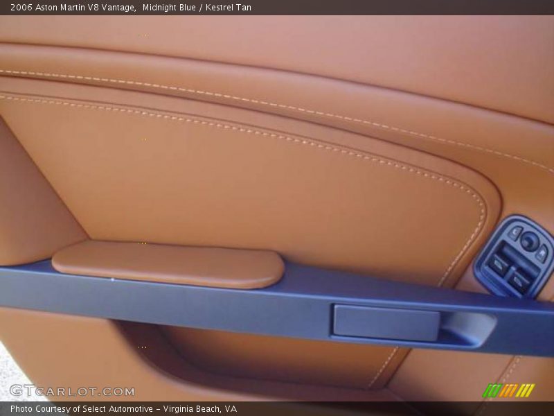Midnight Blue / Kestrel Tan 2006 Aston Martin V8 Vantage