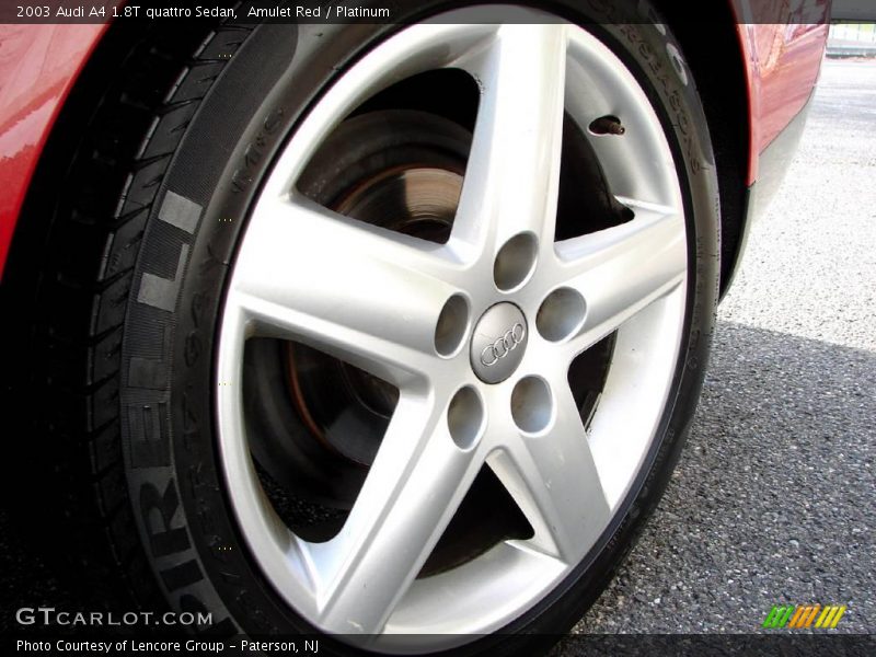 Amulet Red / Platinum 2003 Audi A4 1.8T quattro Sedan