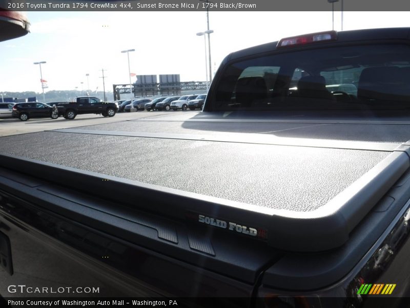 Sunset Bronze Mica / 1794 Black/Brown 2016 Toyota Tundra 1794 CrewMax 4x4