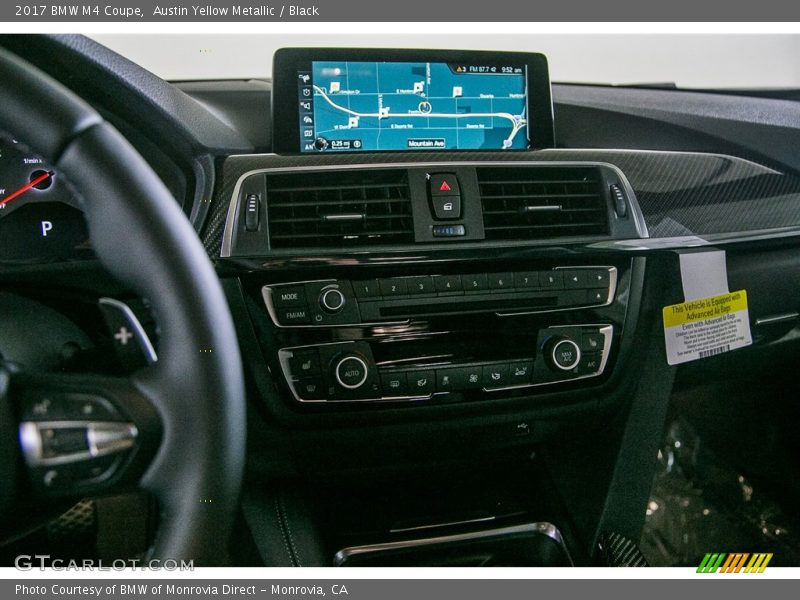 Controls of 2017 M4 Coupe