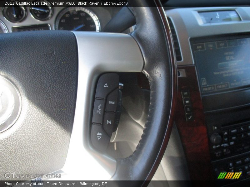 Black Raven / Ebony/Ebony 2012 Cadillac Escalade Premium AWD