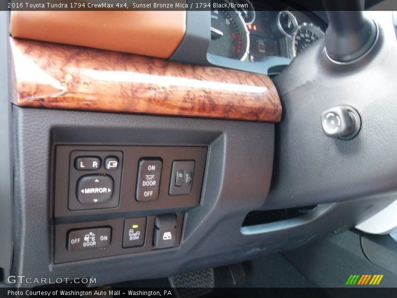 Sunset Bronze Mica / 1794 Black/Brown 2016 Toyota Tundra 1794 CrewMax 4x4