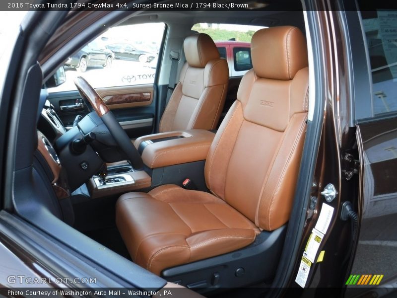Front Seat of 2016 Tundra 1794 CrewMax 4x4