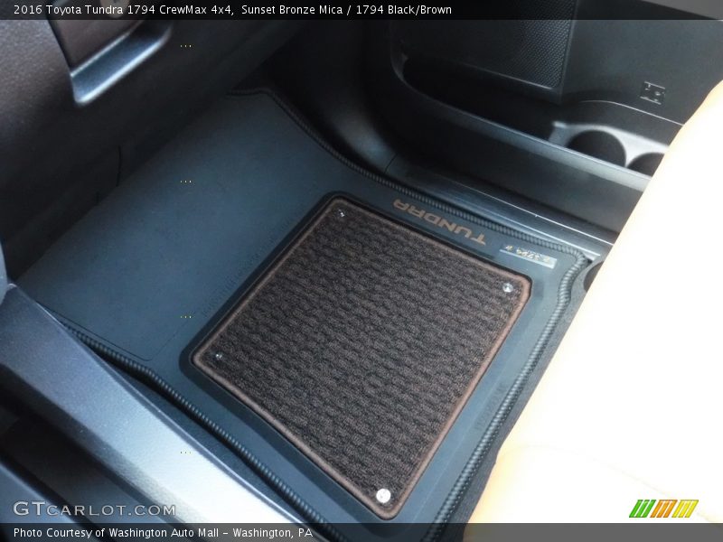 Sunset Bronze Mica / 1794 Black/Brown 2016 Toyota Tundra 1794 CrewMax 4x4
