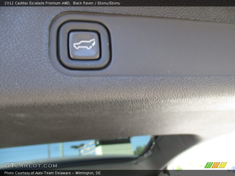 Black Raven / Ebony/Ebony 2012 Cadillac Escalade Premium AWD