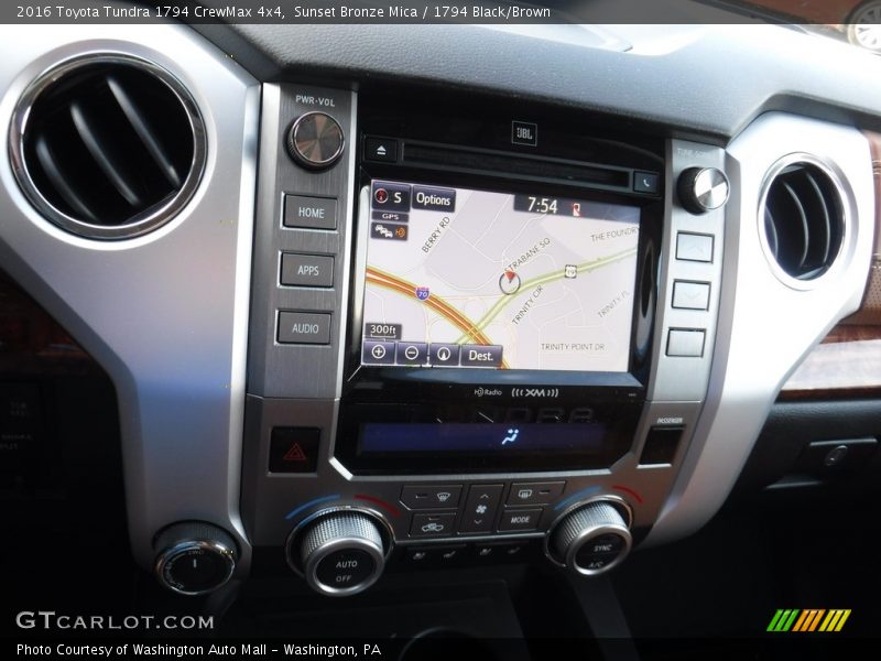 Navigation of 2016 Tundra 1794 CrewMax 4x4