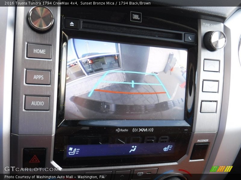 Sunset Bronze Mica / 1794 Black/Brown 2016 Toyota Tundra 1794 CrewMax 4x4
