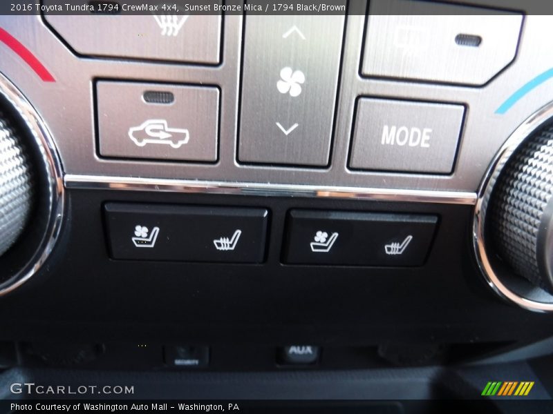 Controls of 2016 Tundra 1794 CrewMax 4x4