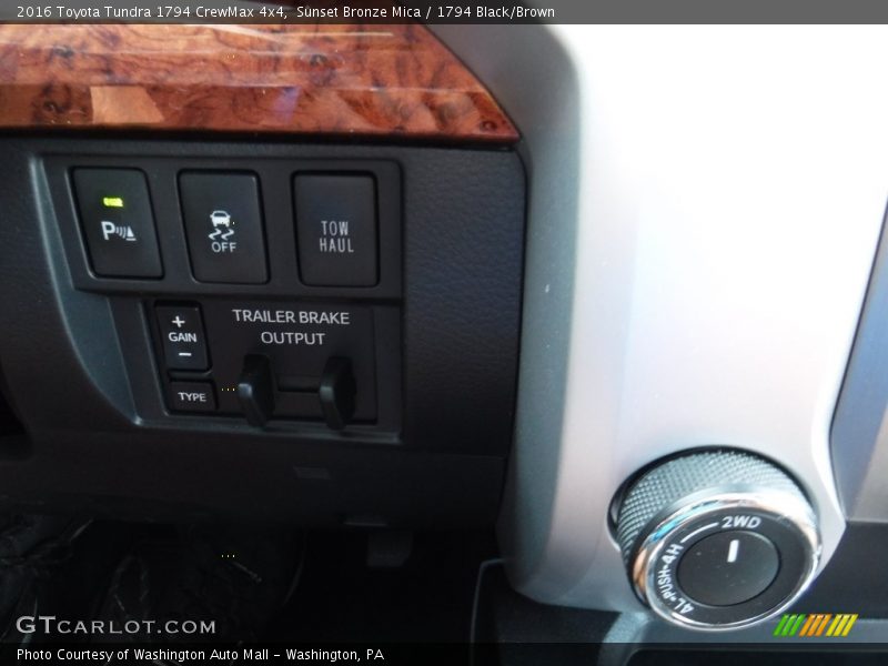 Sunset Bronze Mica / 1794 Black/Brown 2016 Toyota Tundra 1794 CrewMax 4x4