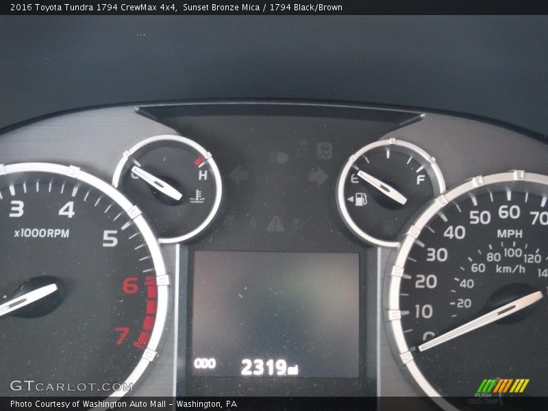  2016 Tundra 1794 CrewMax 4x4 1794 CrewMax 4x4 Gauges