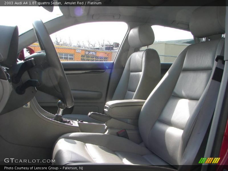Amulet Red / Platinum 2003 Audi A4 1.8T quattro Sedan