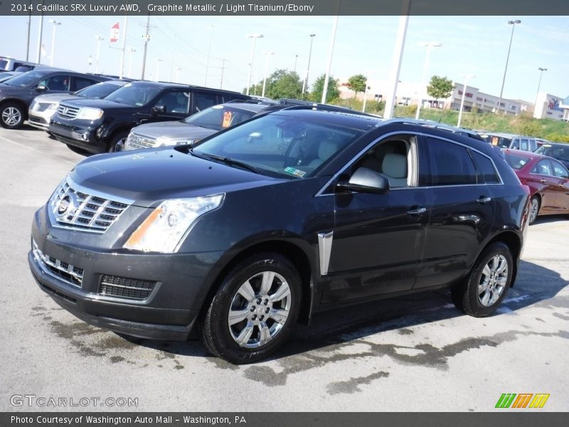Graphite Metallic / Light Titanium/Ebony 2014 Cadillac SRX Luxury AWD