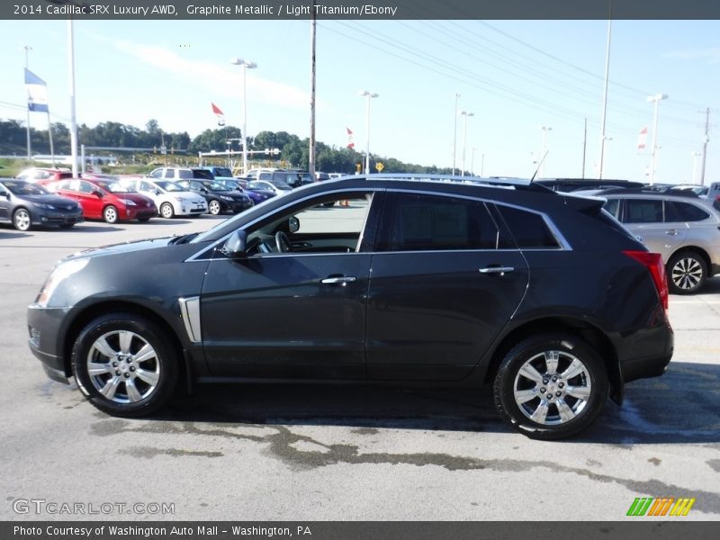 Graphite Metallic / Light Titanium/Ebony 2014 Cadillac SRX Luxury AWD