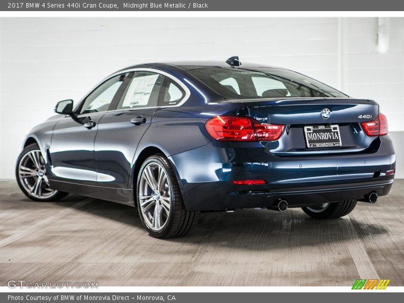 Midnight Blue Metallic / Black 2017 BMW 4 Series 440i Gran Coupe