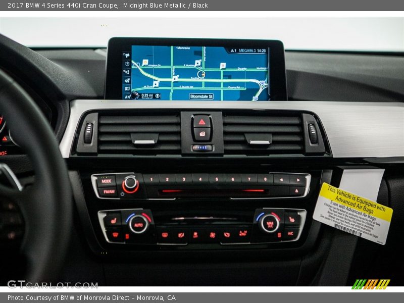 Midnight Blue Metallic / Black 2017 BMW 4 Series 440i Gran Coupe