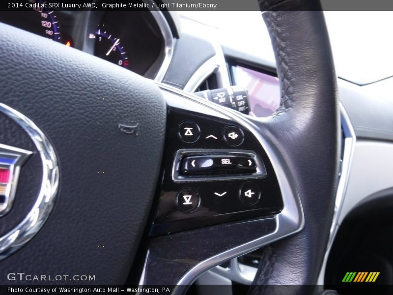 Graphite Metallic / Light Titanium/Ebony 2014 Cadillac SRX Luxury AWD