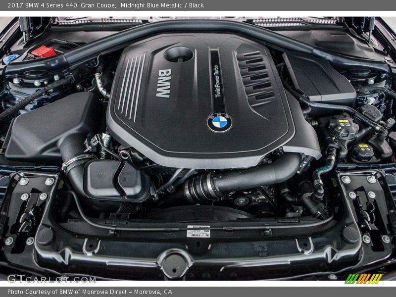  2017 4 Series 440i Gran Coupe Engine - 3.0 Liter DI TwinPower Turbocharged DOHC 24-Valve VVT Inline 6 Cylinder